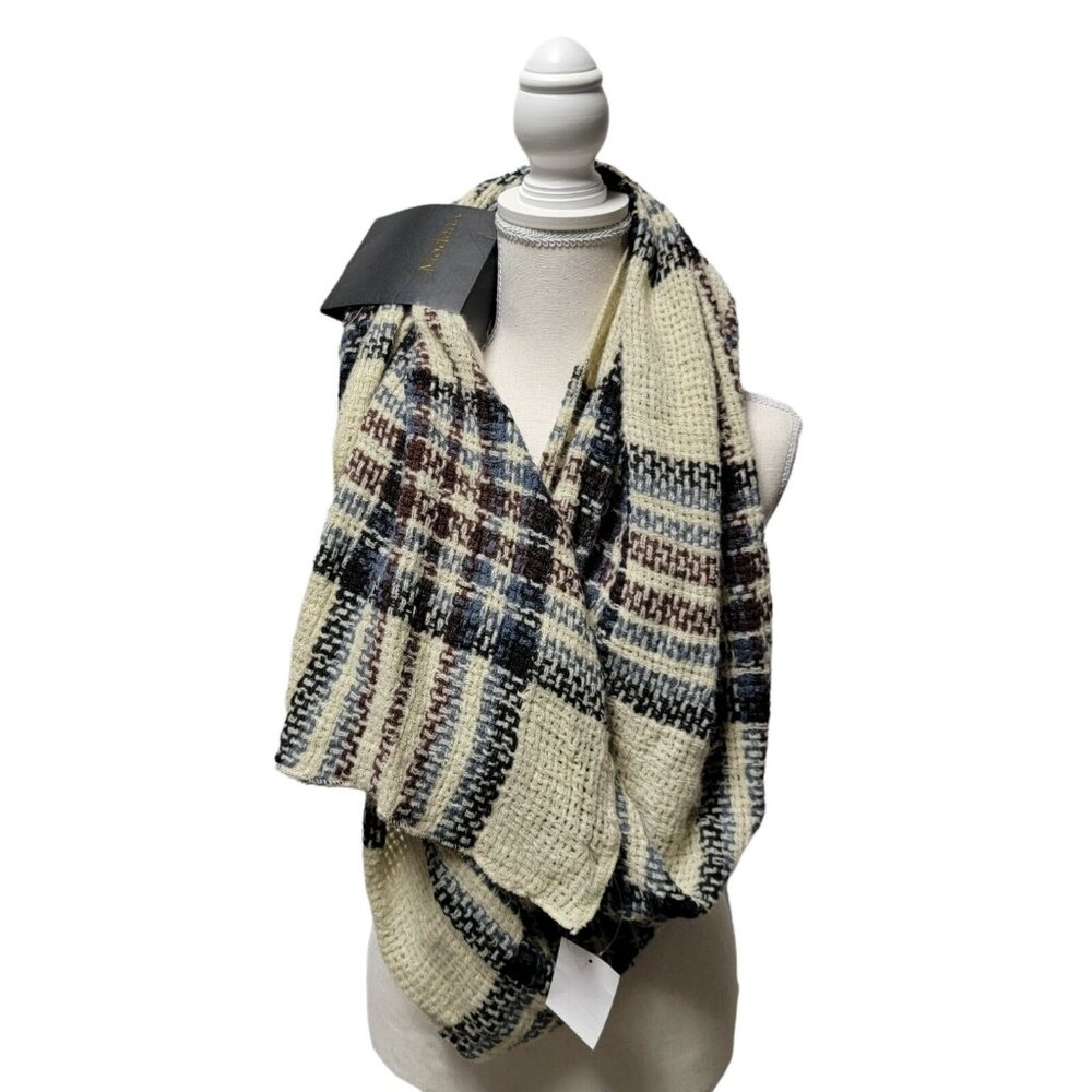 NWT Modena Rectangle Scarf Plaid Fallβ Winter Cozy Fashion New With Tags